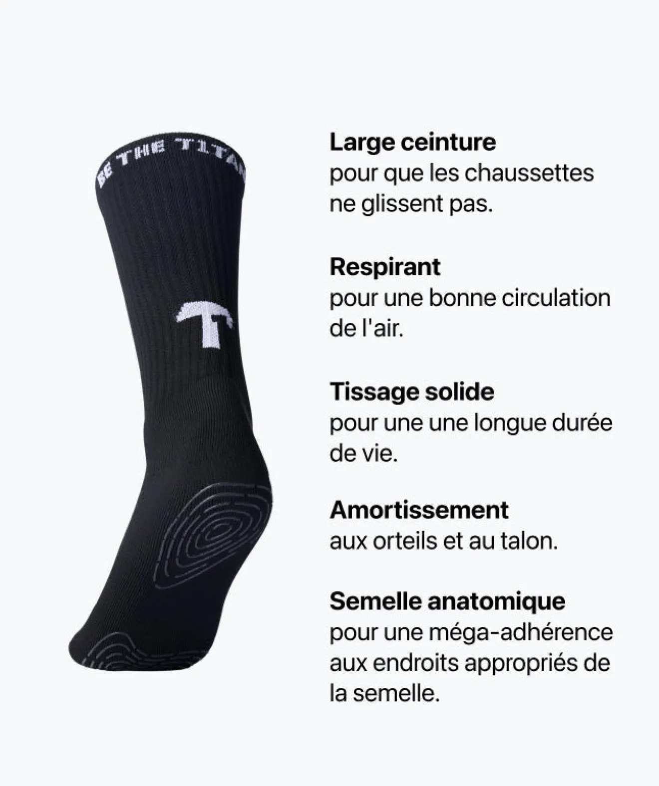 Grip Socks - Noir